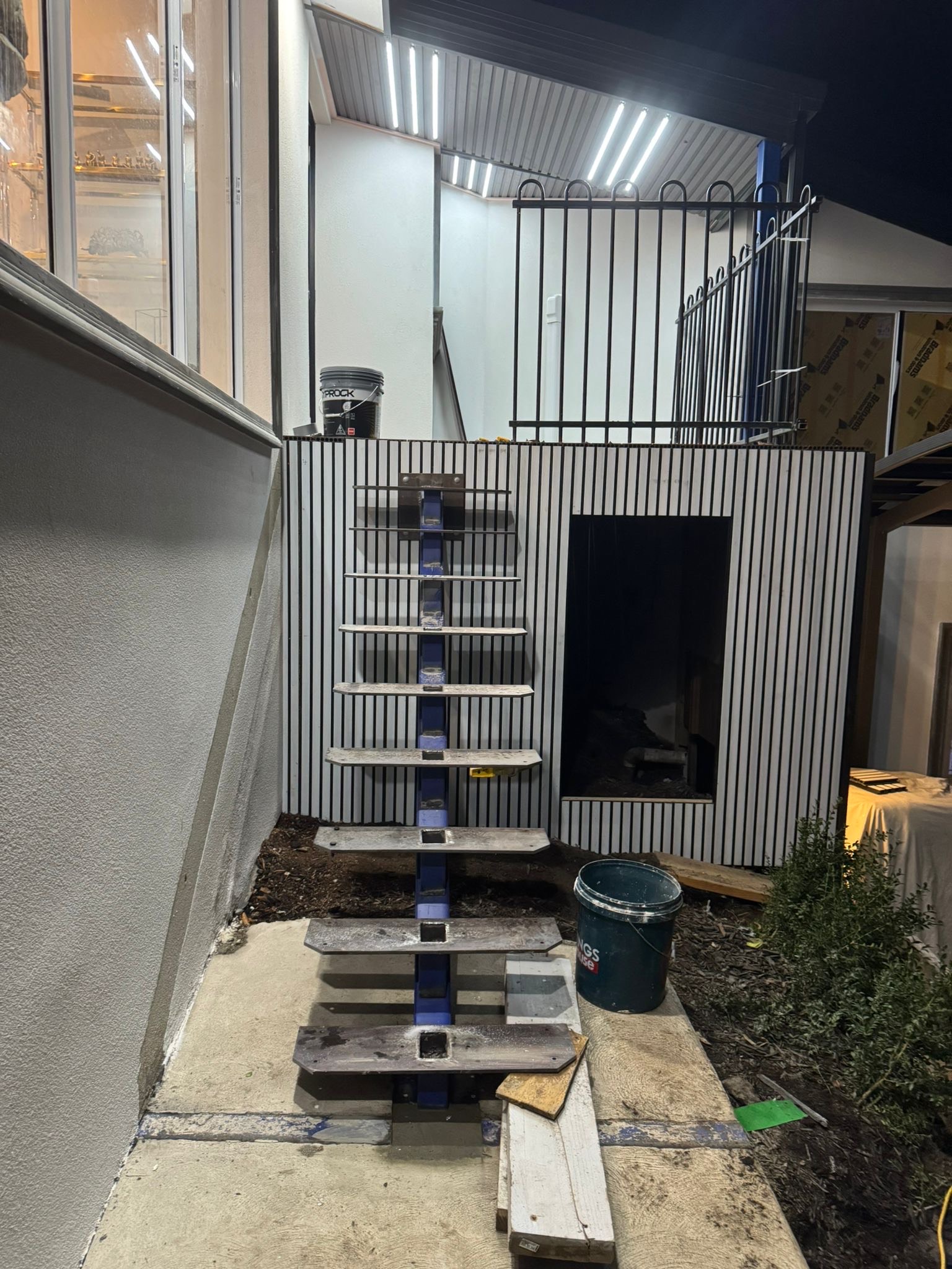 Modern metal stair (2)